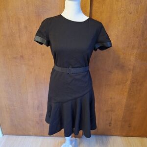 Emilio Pucci Black Short Sleeve Mini Dress